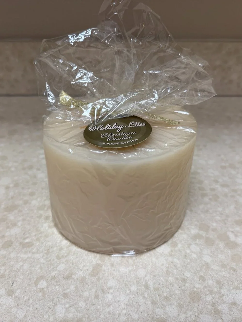 Holiday Lites Christmas Cookie Scented Pillar Candle HT645 6
